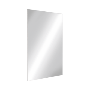 Miroir incassable inox autocollant, H. 600 mm