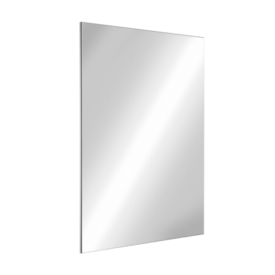 Miroir incassable inox, H. 600 mm