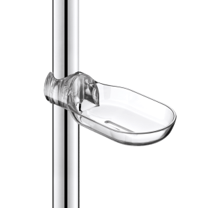 Support barre de douche métal D25 et D32 chromé brillant DELABIE 4110P -  DELABIE - 4110P