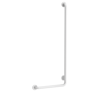 5071N-Barre de maintien en L Nylon blanc antibactérien, H. 1245 mm