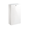 Poubelle inox rectangulaire murale avec trappe et serrure, 16 litres