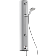 H9636-Colonne de douche aluminium avec mitigeur séquentiel SECURITHERM