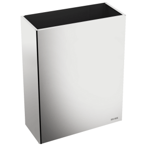 Poubelle inox rectangulaire murale , 38 litres