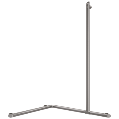 Barre de douche d'angle avec remontée verticale coulissante Be-Line®