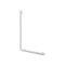 Barre de maintien en L Be-Line® blanc, H. 750 mm