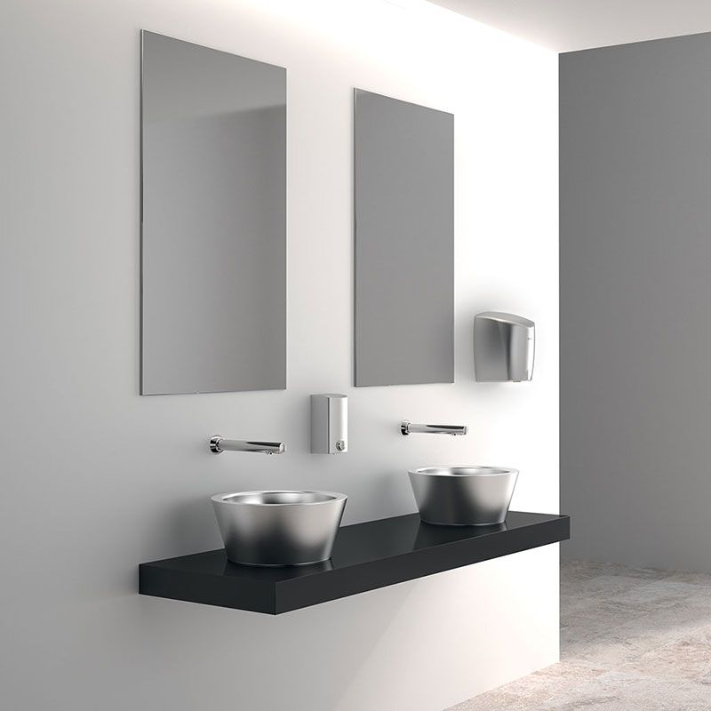 Miroir d'angle d'Alape SP.300C,rectangulaire L : 324mm H : 800mm P : 67mm,  6720000899 - 6720000899