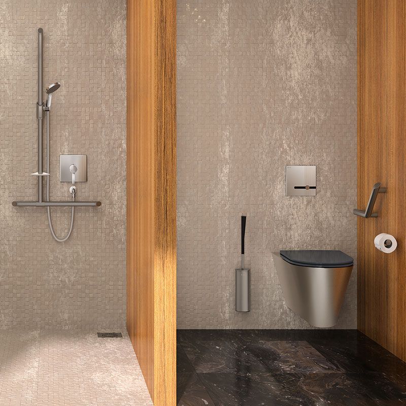 Aliano abattant WC, Forme en D, Design slim