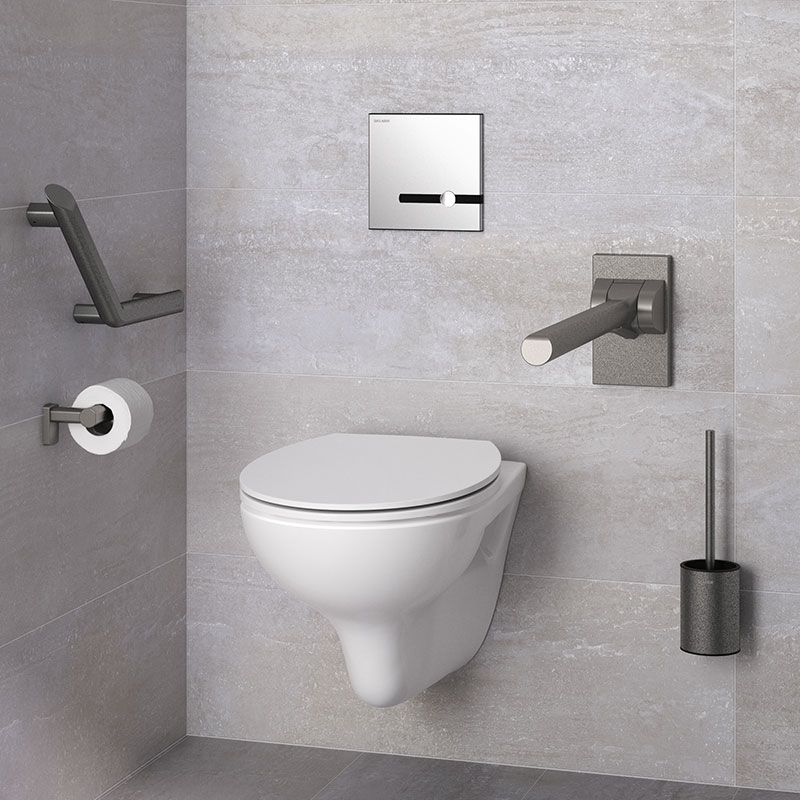 Porte balai mural - brosse wc - Pratica