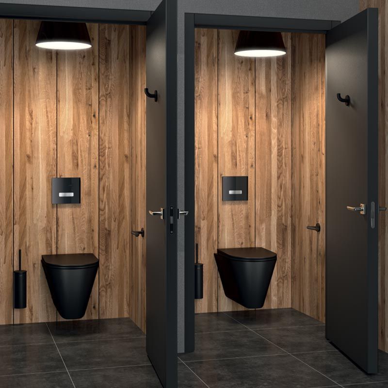 Porte rouleau papier wc noir