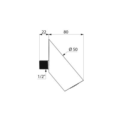 Pommeau de douche à effet pluie carré - 8 pouces de large, pommeau de douche  à effet pluie fixe avec réglage de l'angle - Acier inoxydable 304 avec  finition chromée - Montage standard, remplacement fa