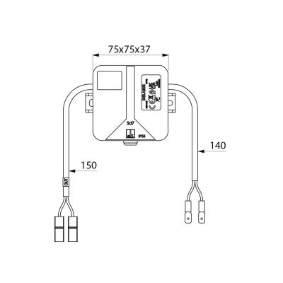 Boîtier électronique standard (réf.495444BC) - DELABIE