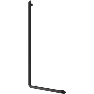 Barre de maintien en L Be-Line® noir, H. 1130 mm