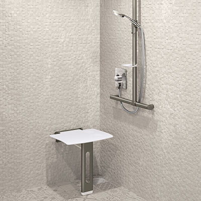 Design pour tous sous la douche