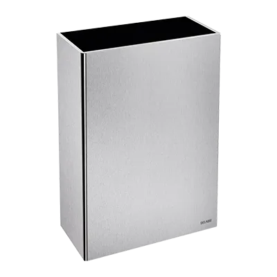 Poubelle Inox rectangulaire murale, 50L