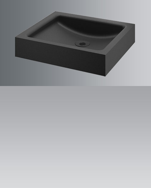 Vasque noire à poser UNITO