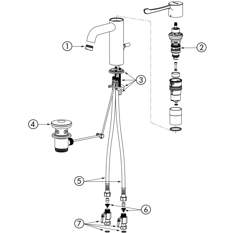 Brise-jet étoile - DELABIE (réf. 921024.2P)