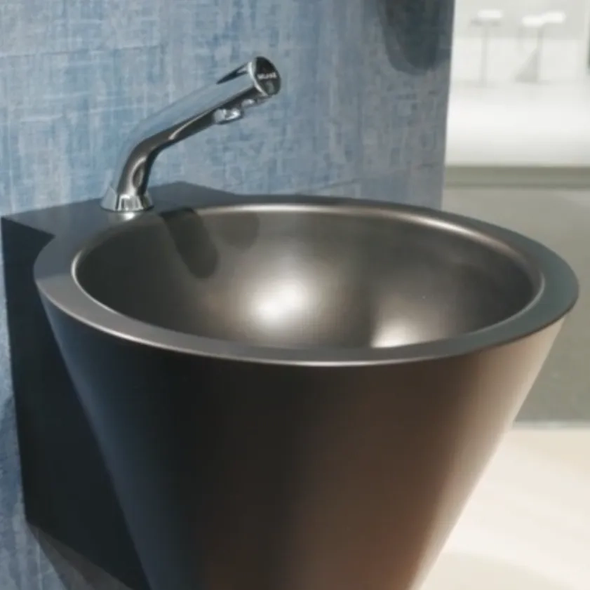 Lavabo suspendu noir MINI BAILA