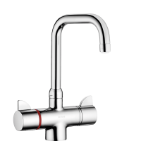 H9726-Mitigeur de lavabo thermostatique bicommande SECURITHERM