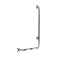 5070GS-Barre de maintien en L Inox satiné, H. 750 mm