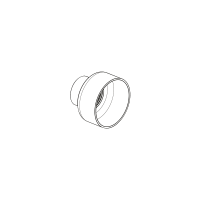 100569-Douille d'alimentation pour WC turc