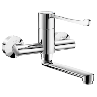 2437-Mitigeur de lavabo mécanique séquentiel mural