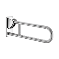 510160S-Barre de maintien rabattable Inox satiné, L. 650 mm