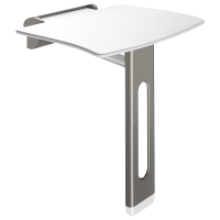 511930C-Siège de douche rabattable Be-Line® avec pied