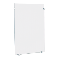 3454-Miroir mural rectangulaire verre, 500 x 750 mm