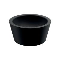 120110BK-Vasque à poser noire ALGUI