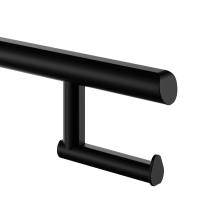 511965BK-Porte-papier toilette noir pour barre de maintien Be-Line®, à rouleau