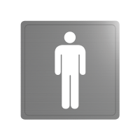 510152S-Pictogramme toilette inox