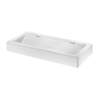 454120-Lavabo collectif suspendu MINERALCAST