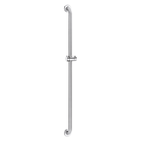 5460S-Barre de douche droite avec support douchette Inox satiné