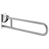 510164S-Barre de maintien rabattable Inox satiné, L. 850 mm