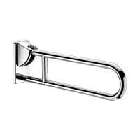 510160P-Barre de maintien rabattable Inox brillant, L. 650 mm