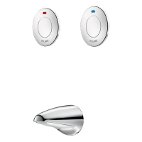 748210-Robinet de lavabo temporisé TEMPOSTOP 2 commandes