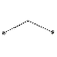 362-Barre pour rideau de douche d'angle