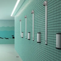 Douche collective piscine