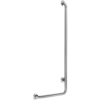 5071GS-Barre de maintien en L Inox satiné, H. 1150 mm