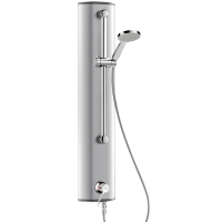 H9635-Colonne de douche aluminium avec mitigeur séquentiel SECURITHERM
