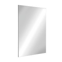 3458-Miroir incassable inox, H. 600 mm