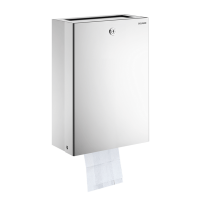 2561D-Distributeur de sachet hygiénique et poubelle