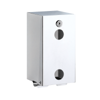 1660-Porte-papier toilette mural double rouleaux