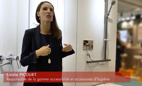 Reportage sur le siège de douche rabattable Be-Line®, dans l'air du design pour tous