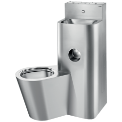 161700-Combi Lavabo EC/EF WC à poser au sol KOMPACT