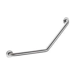 5081S-Barre de maintien coudée 135° Inox satiné, 400 x 400 mm