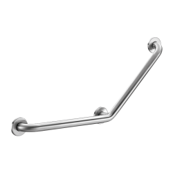 35082S-Barre de maintien coudée 135° Basic satiné, 400 x 400 mm