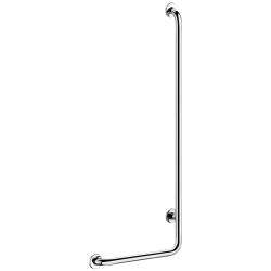 5071GP2-Barre de maintien en L Inox brillant, H. 1150 mm