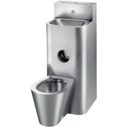 161800-Combi Lavabo EC/EF WC à poser au sol KOMPACT