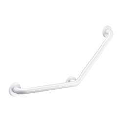 35082W-Barre de maintien coudée 135° Basic blanc, 400 x 400 mm